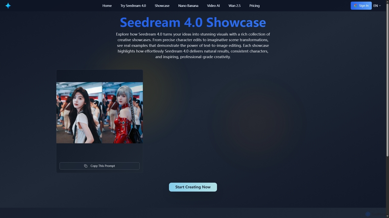 Seedream 4.0 Showcase for Seedream 4