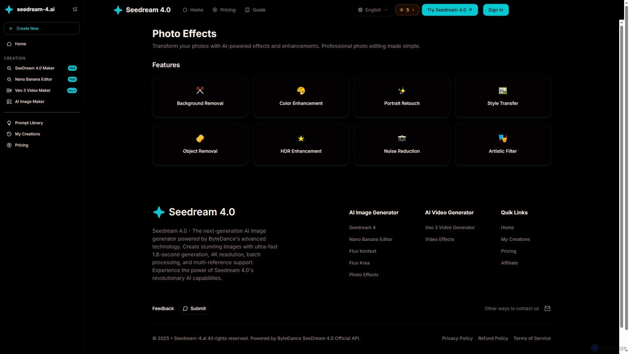 Seedream 4.0 - Advanced AI Image Editor | SEEDREAM-4.AI for Seedream 4