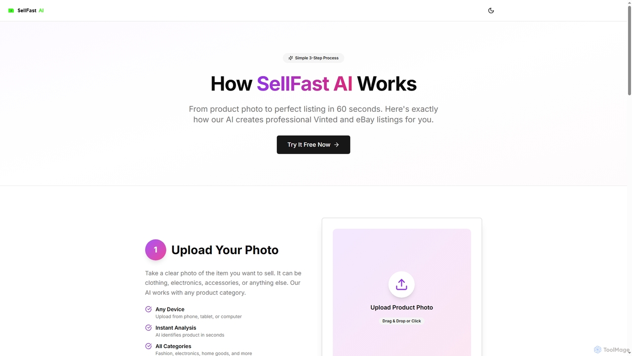 How It Works | AI Listing Generator Step-by-Step Guide | SellFast AI for Sellfast