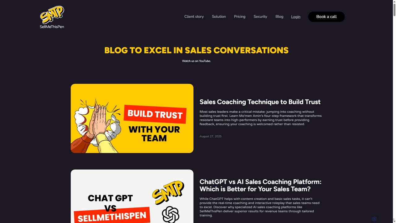 Blog | AI Sales Role-Play and Real-Time Assistant - SellMeThisPen for SellMeThisPen