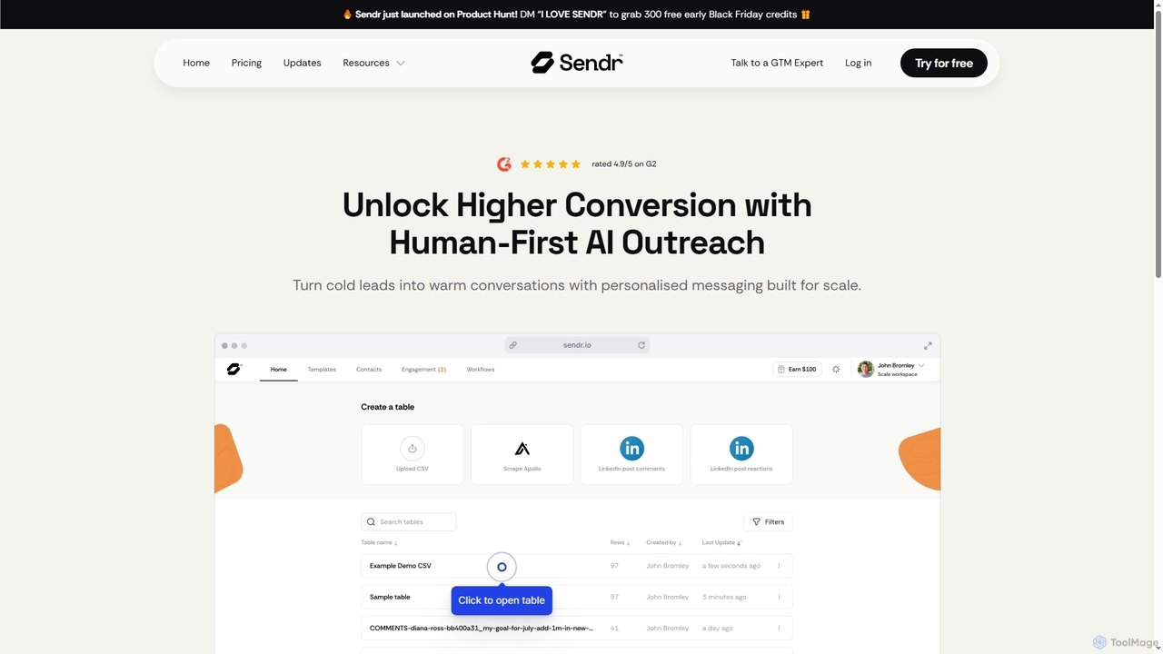 Sendr - Quick Demo for Sendr