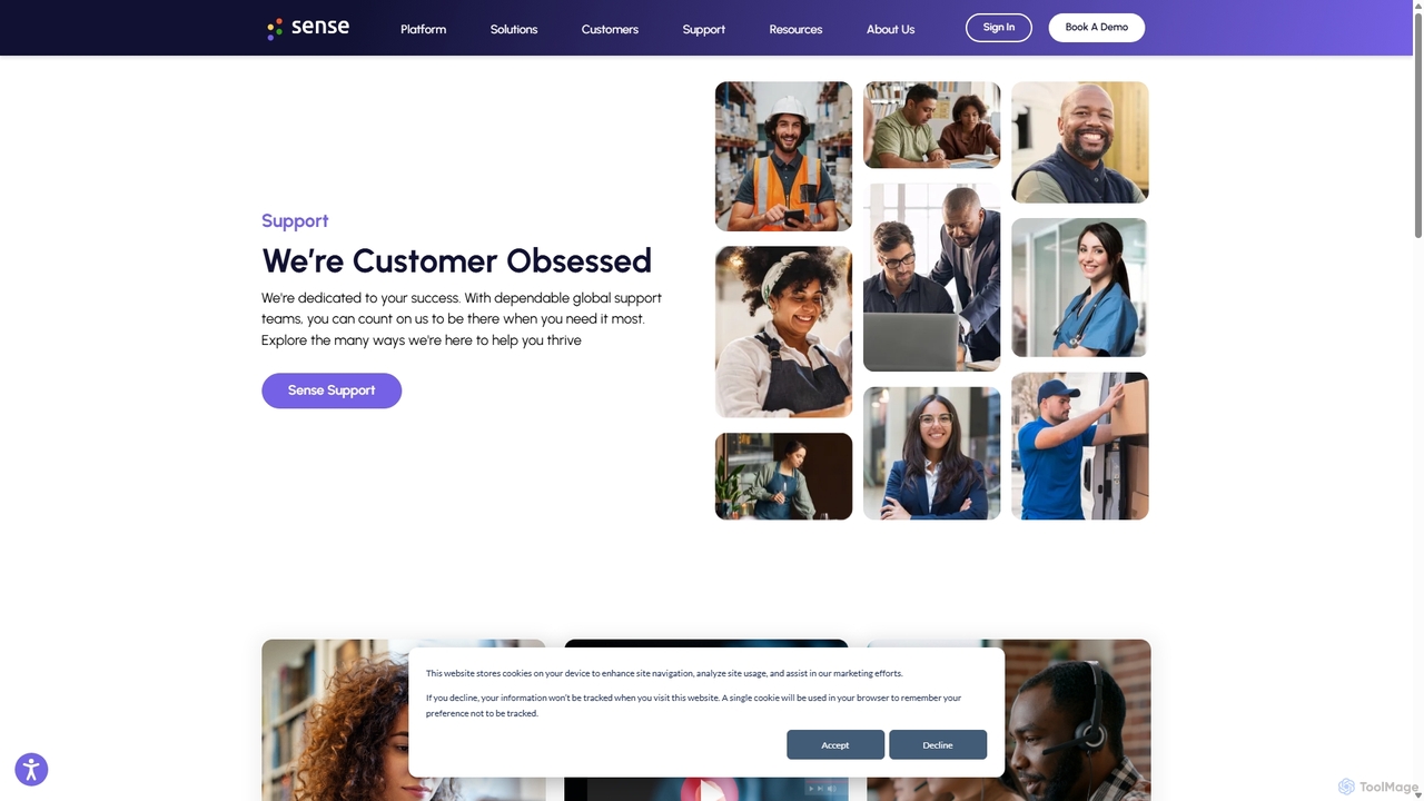 Support for Sense