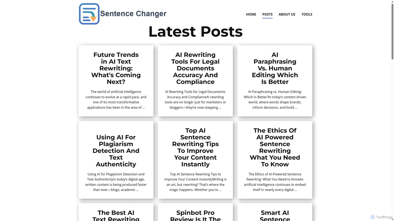 Posts for Sentencechanger