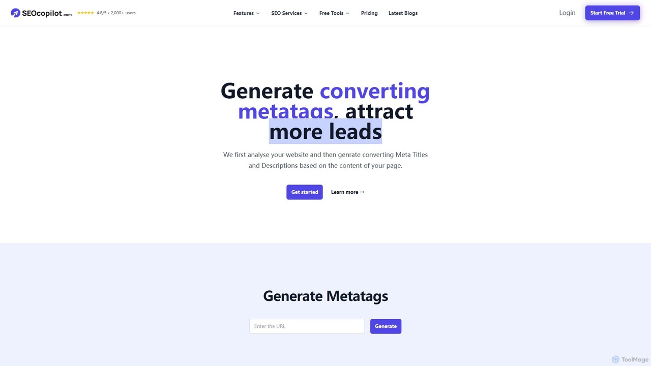 SEO Copilot Metatag Generator