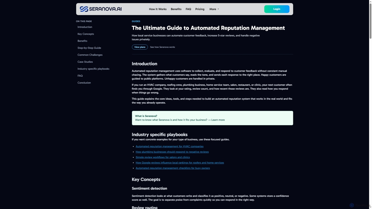 The Ultimate Guide to Automated Reputation Management | Seranova AI for Seranova