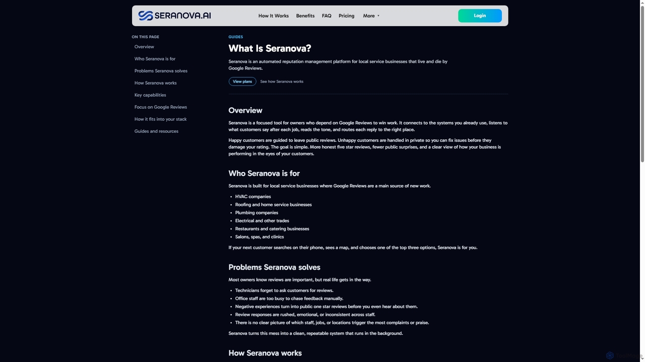 What Is Seranova? Automated Reputation Management For Google Reviews | Seranova AI for Seranova