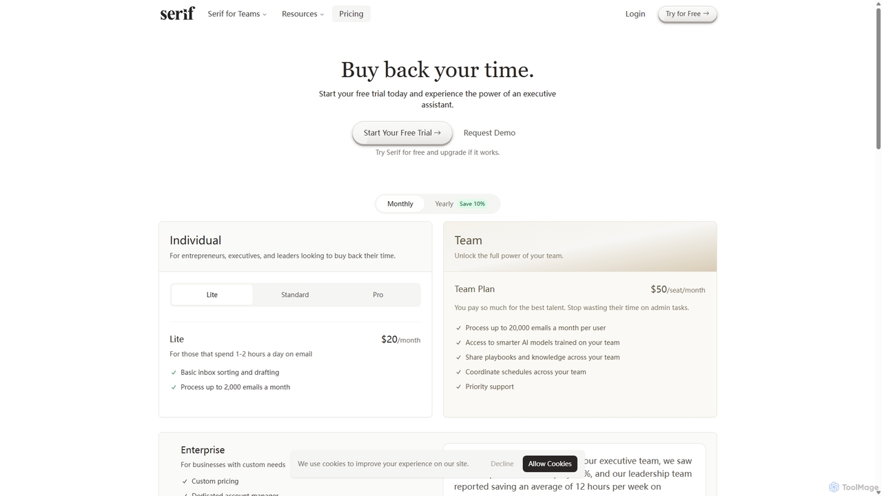 Pricing | Serif Plans & Free Trial for Serif
