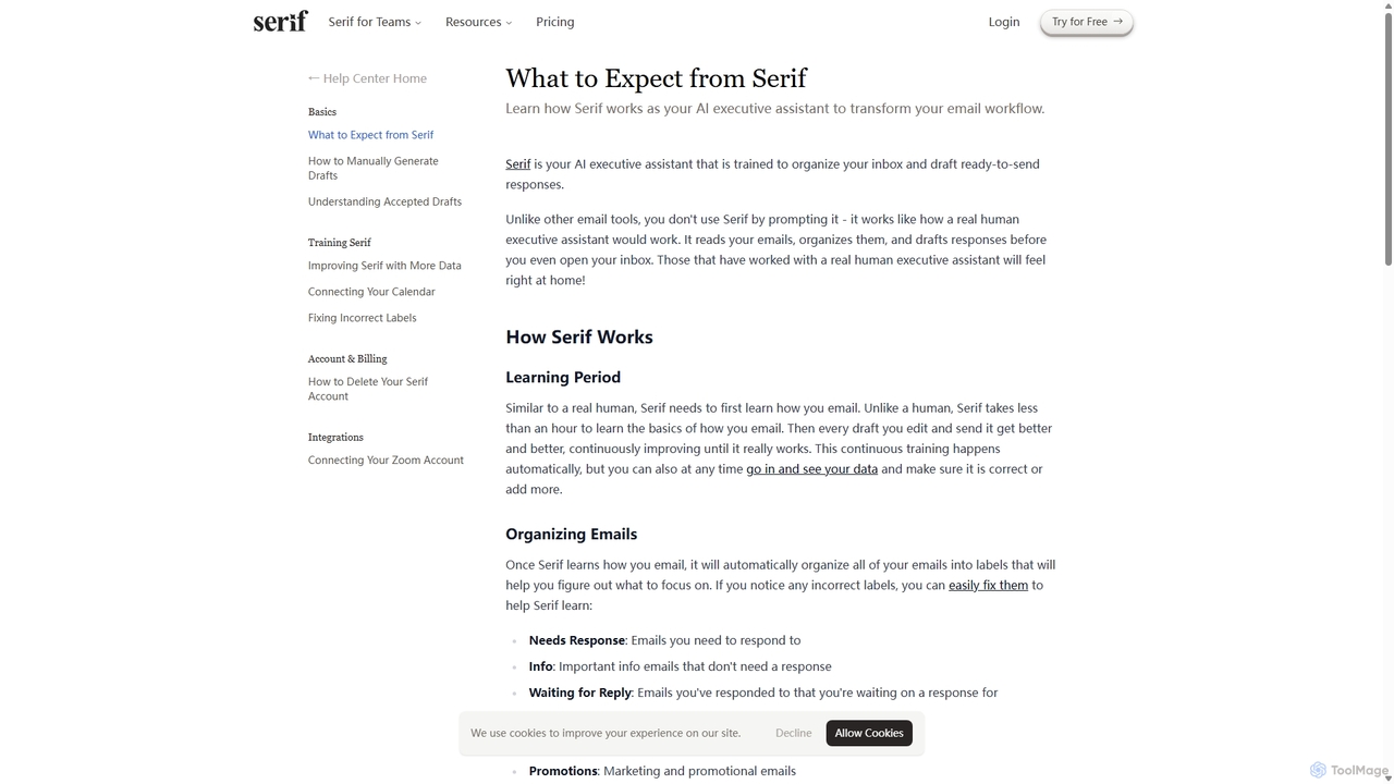 What to Expect from Serif | Help Center | Serif for Serif