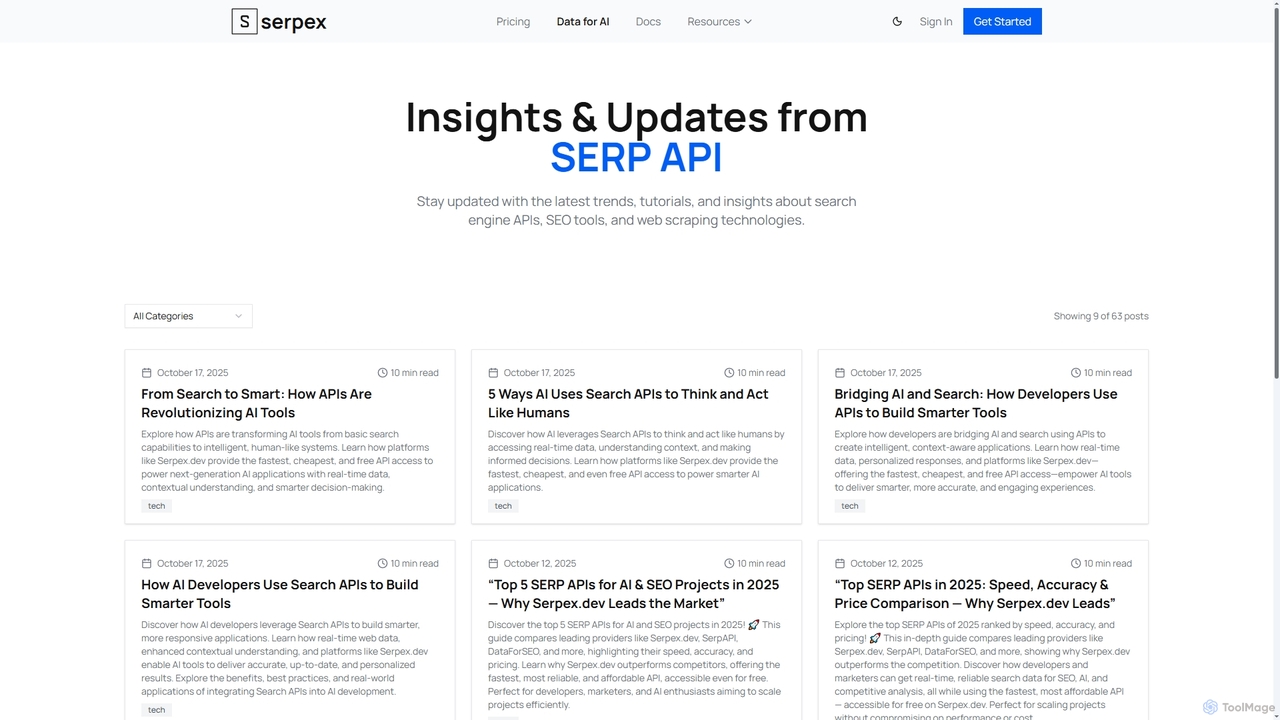 Blog - Serpex for Serpex