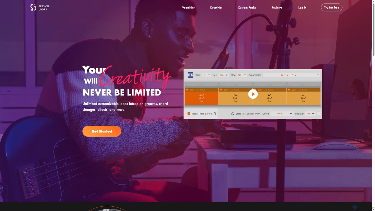 Session Loops - Create music loops online for Session Loops
