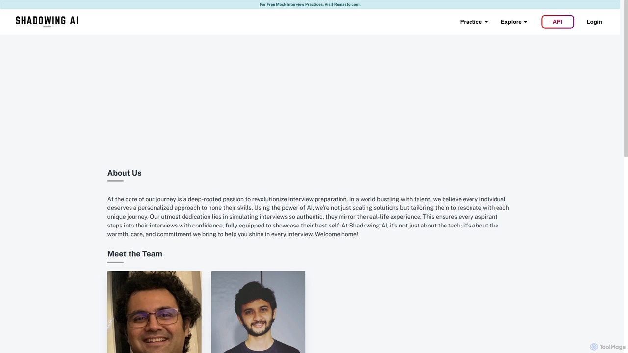 Team at Shadowing AI for Shadowing