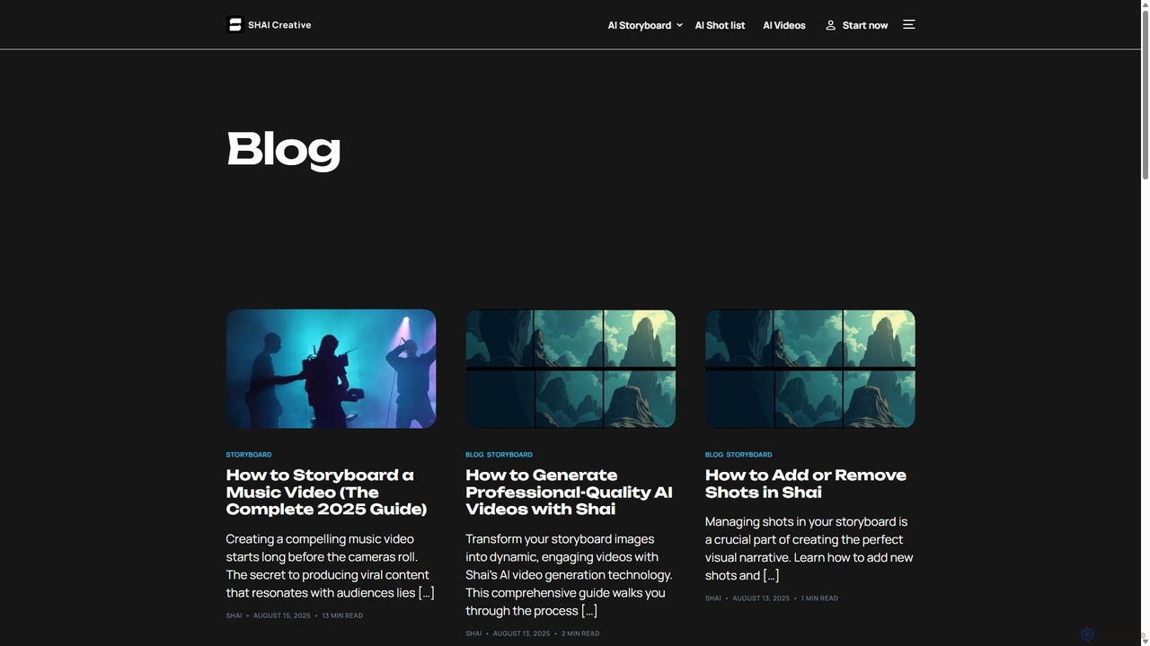 Blog - Shai Creative for Shai Creative