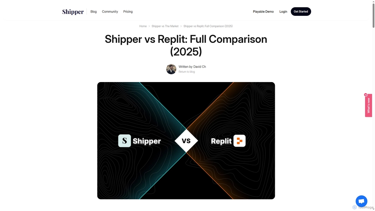 Shipper vs Replit: Full Comparison (2025) for Shipper
