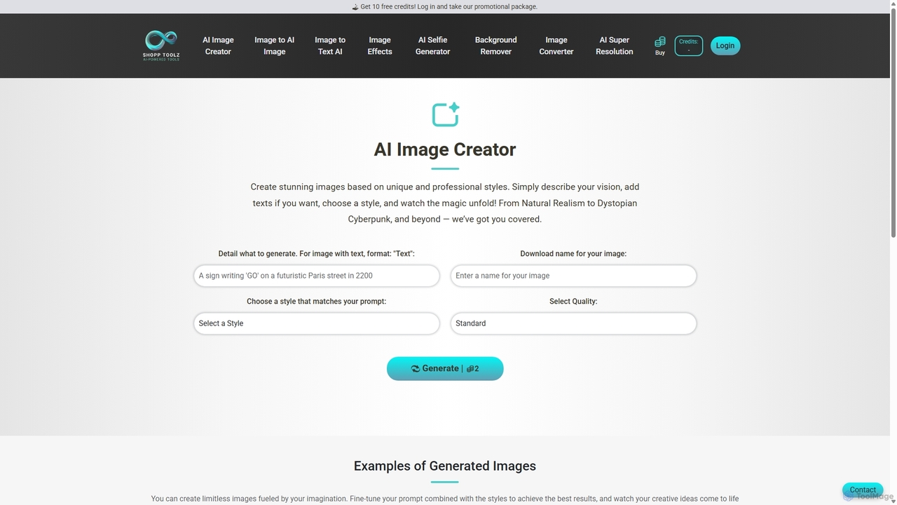 Shopp Toolz - AI-Powered Online Creative Tools for Shopp Toolz
