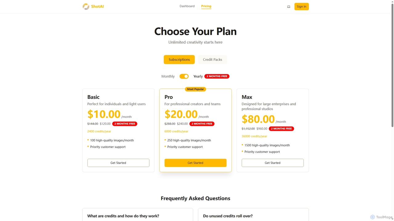 ShotAI – Compare AI image models with one prompt. for ShotAI