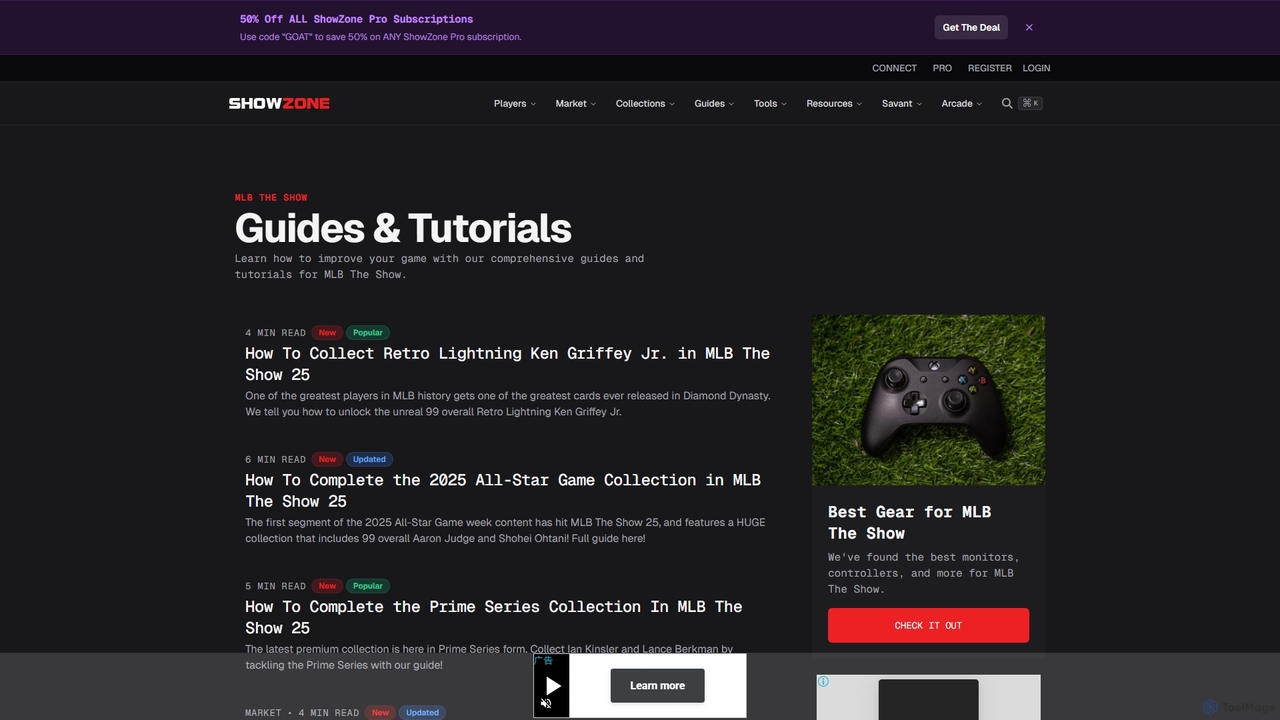 MLB The Show Guides & Tutorials - ShowZone for ShowZone