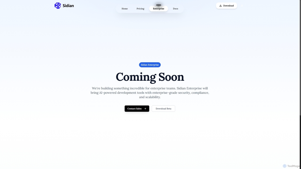 Enterprise - Sidian for Teams & Organizations for Sidian