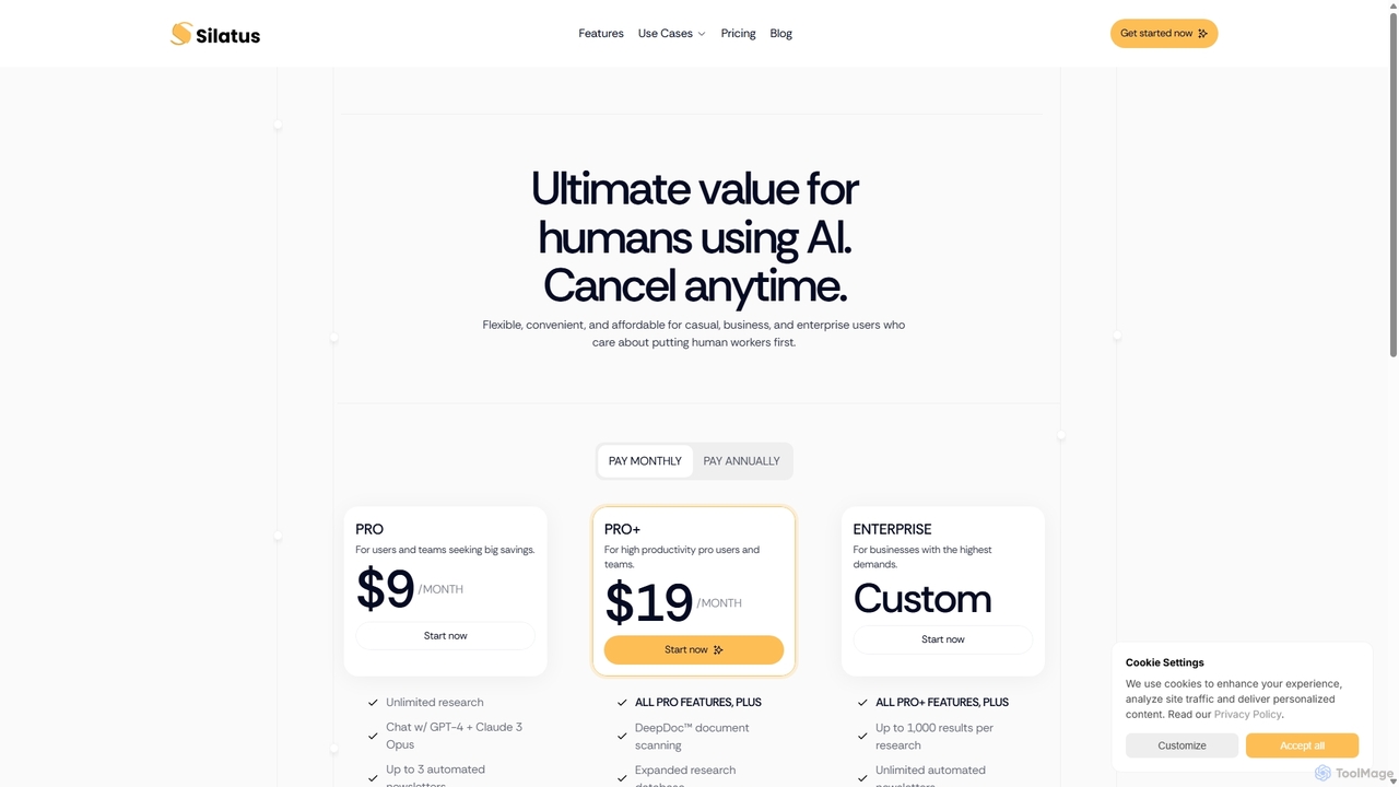 Silatus - Human-centric AI research, chat, and more for Silatus