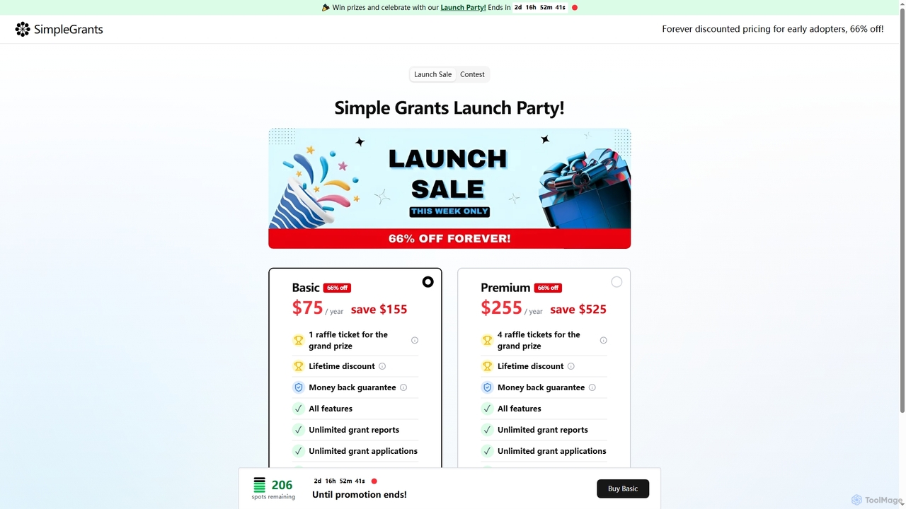 SimpleGrants for SimpleGrants