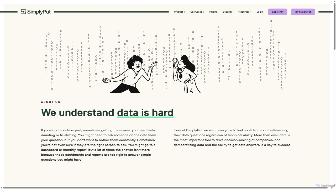 SimplyPut - About Us: Simplifying Data for Everyone for SimplyPut