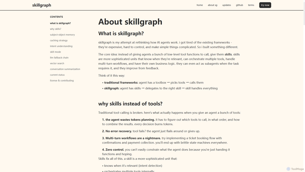 skillgraph - ai agent framework for Skillgraph