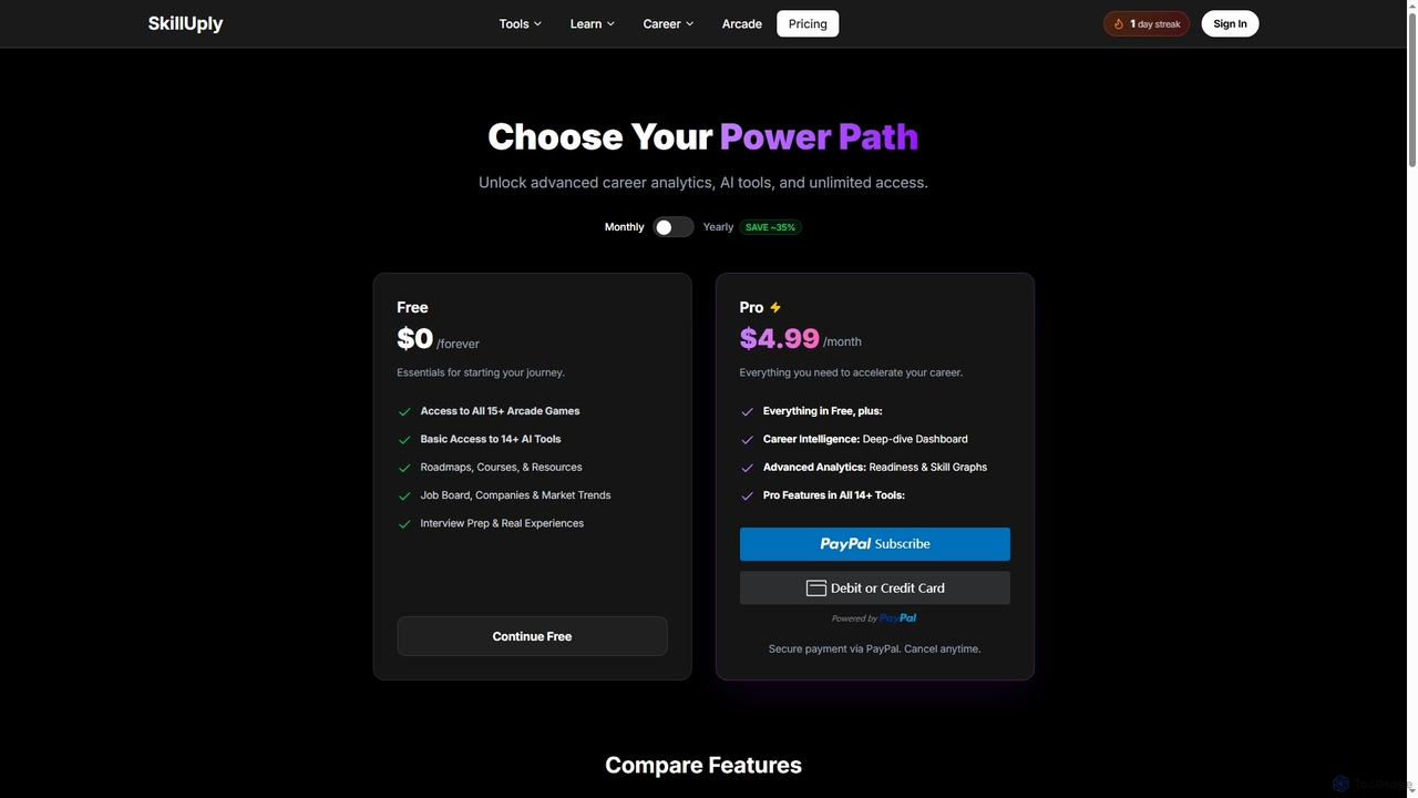 SkillUply - Free AI Career Tools | Resume Builder & Cover Letter Generator for SkillUply