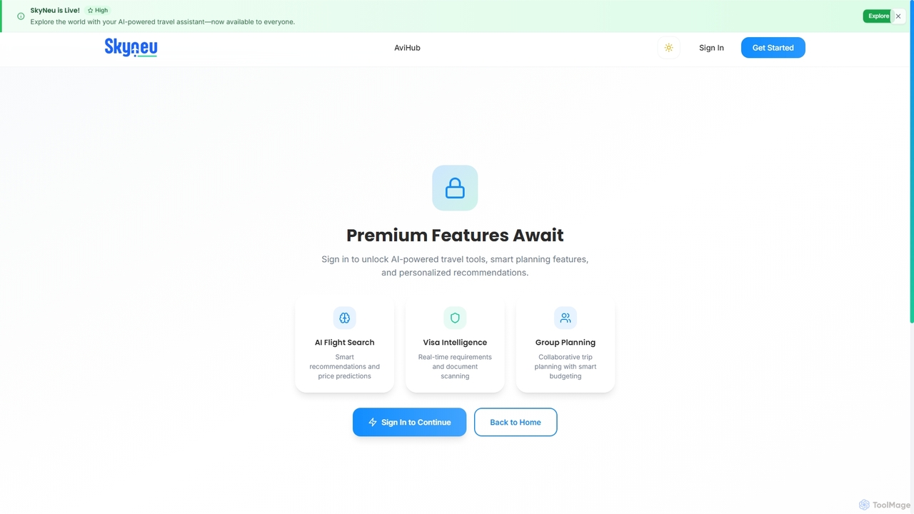 SkyNeu - AI-Powered Travel & Aviation Platform | Flight Search, Trip Planning & Discovery for SkyNeu