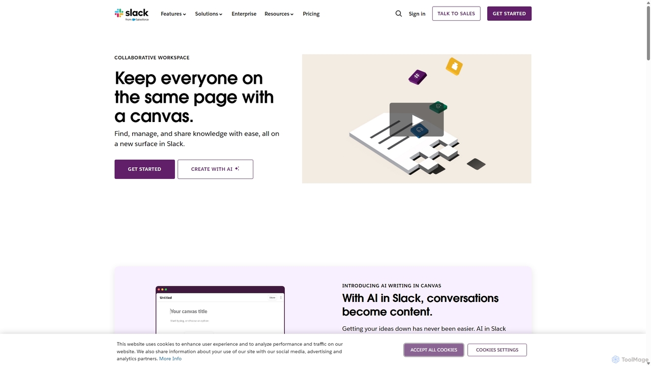 Collaborate & Curate in Workspaces | Slack Canvas for Slack