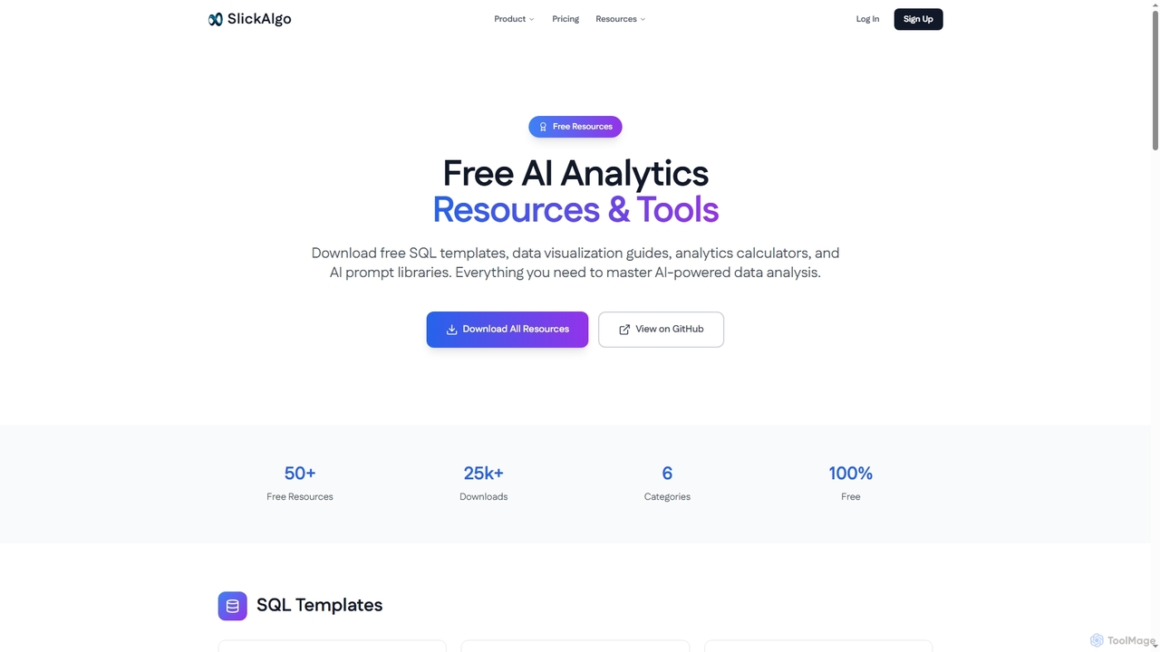 Free AI Analytics Resources & Tools | SlickAlgo | SlickAlgo for SlickAlgo