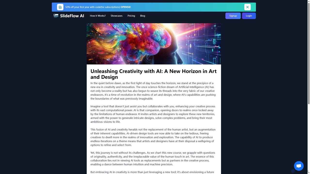 SlideFlow AI | Elevate Your Presentations with AI for SlideFlow