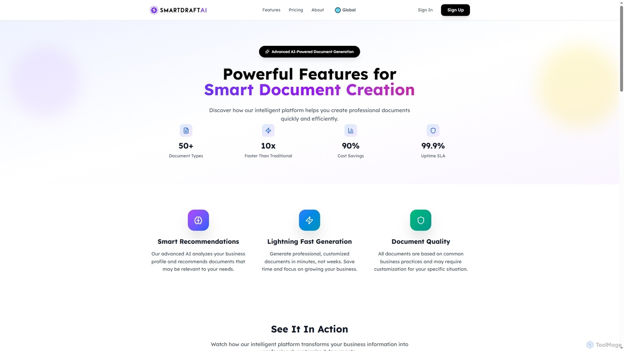 Features | SmartDraft AI | SmartDraft AI for SmartDraftai