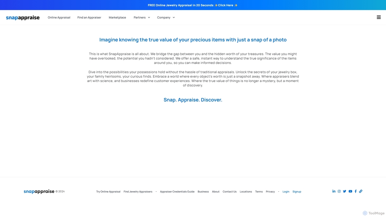 About | SnapAppraise for SnapAppraise
