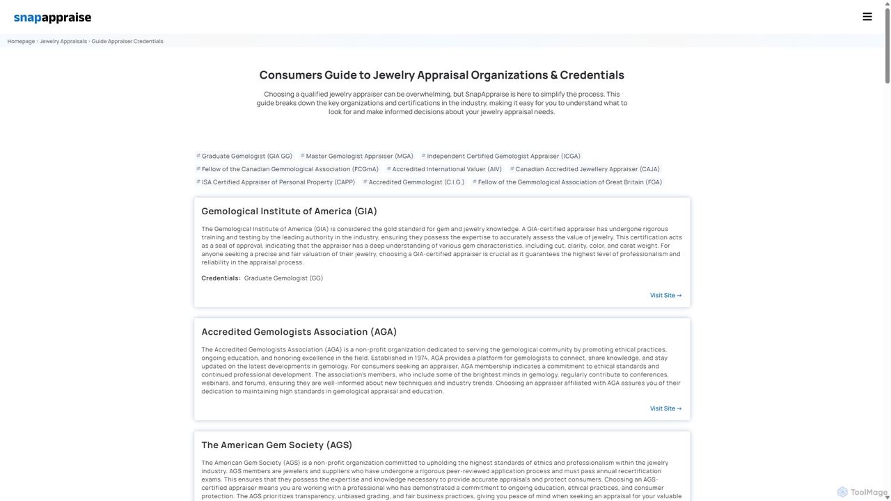 How to Choose a Jewelry Appraiser: Your Guide to Credentials | SnapAppraise for SnapAppraise