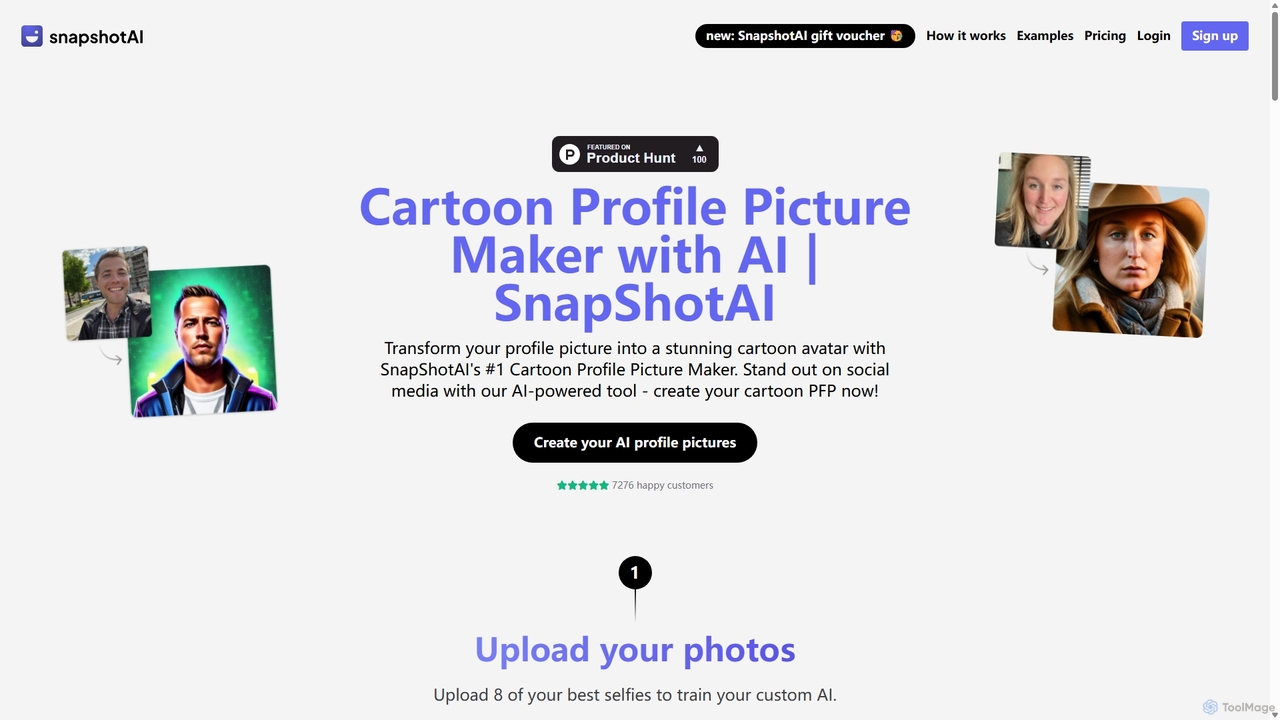 SnapShotAI - Cartoon Profile Picture Maker with AI | SnapShotAI for SnapshotAI