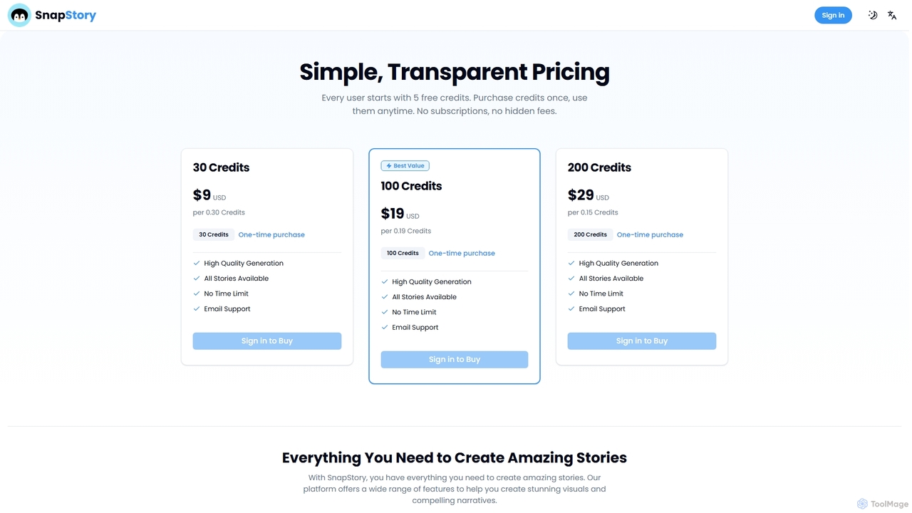 SnapStory | AI-Powered Photo Story Generator | Create Engaging Stories for SnapStoryAI