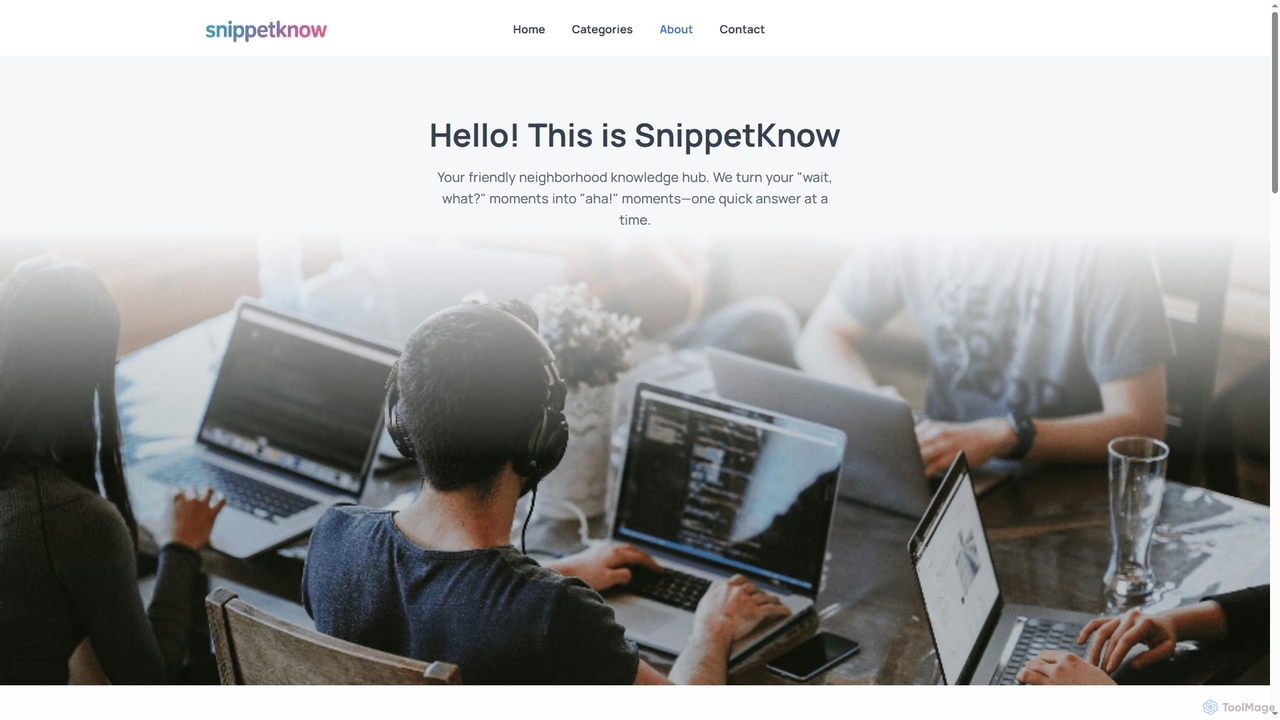 About SnippetKnow | AI Q&A Platform | SnippetKnow for SnippetKnow