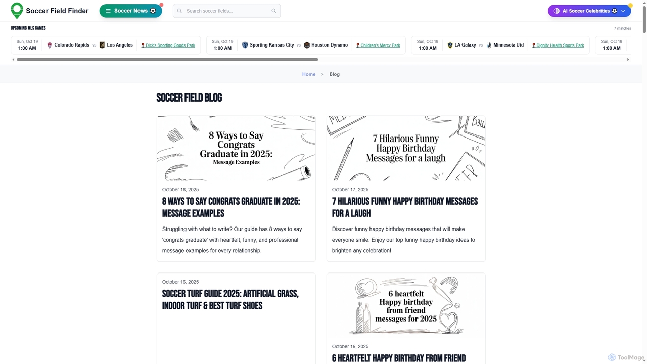 Soccer Field Blog – Reviews, Tips & Guides for soccerfieldmap