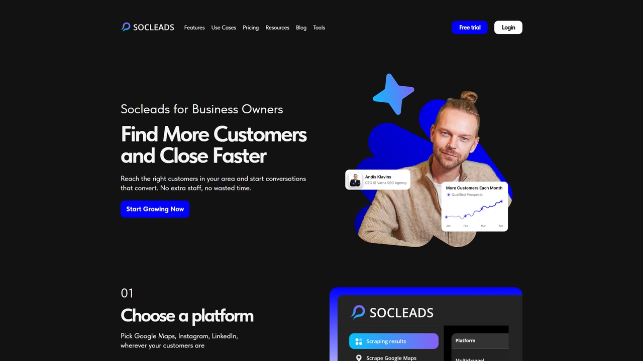 Business Owners - Email Scraper: The Best Online Scraper for SocLeads