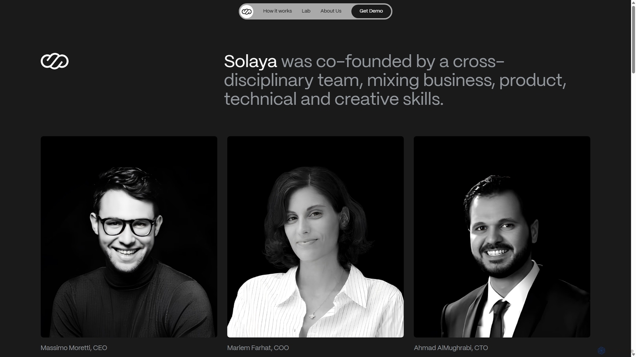About Solaya – The Team Building the Future of 3D & AI Capture for Solaya