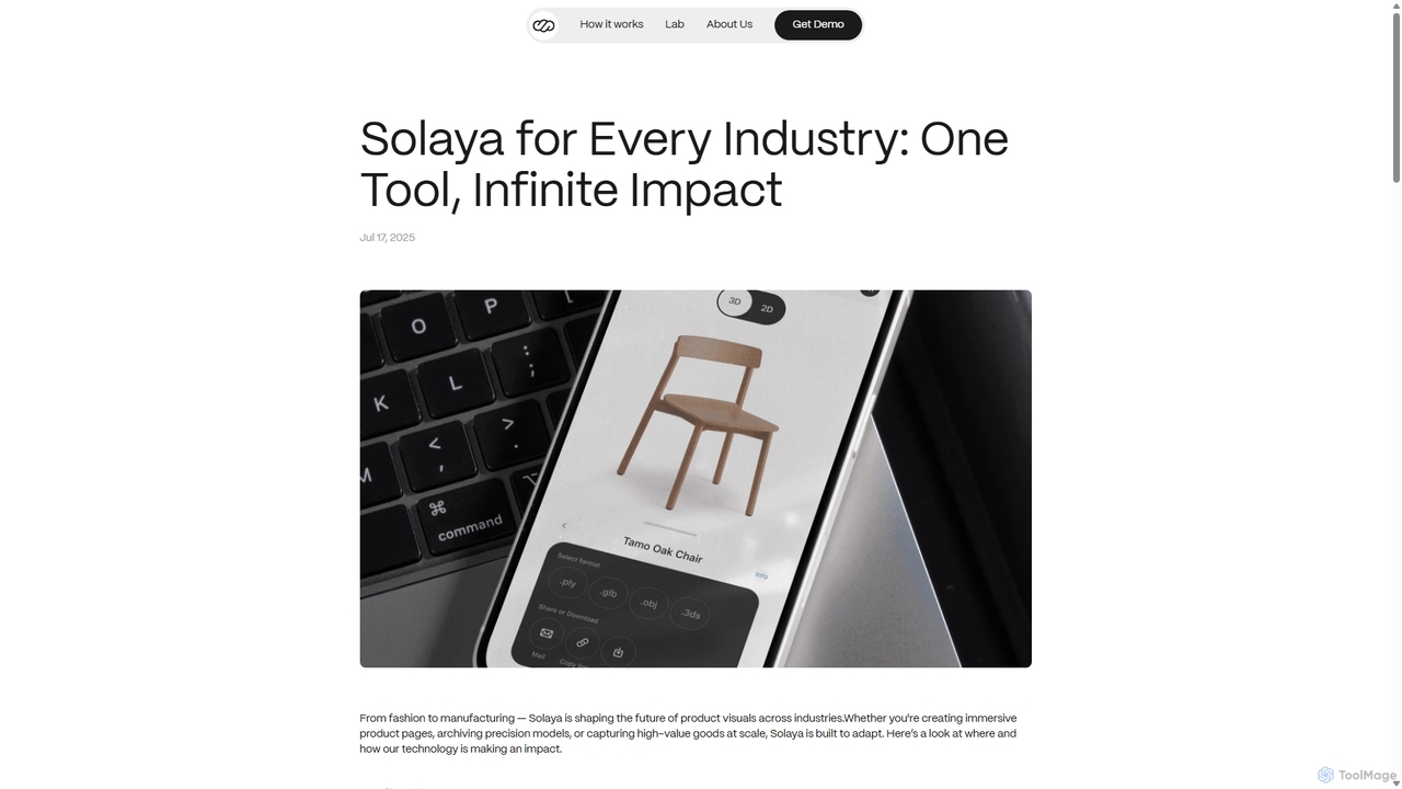 Solaya for Every Industry: One Tool, Infinite Impact for Solaya