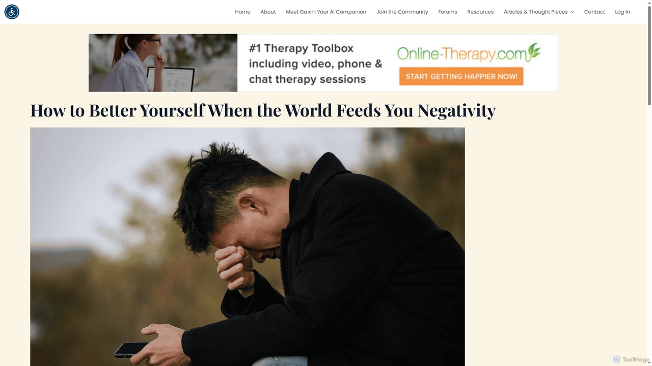 How to Better Yourself When the World Feeds You Negativity - The Solemn Sir for Solemnsir