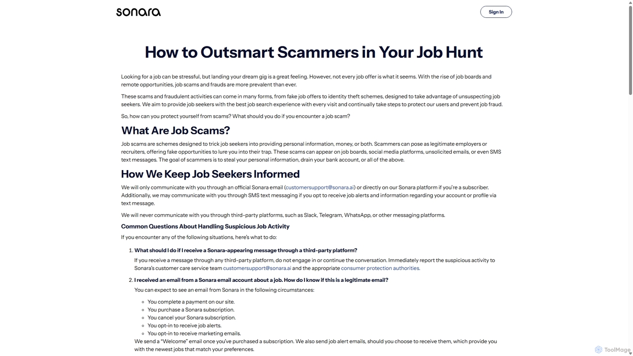 Fraud Awareness | Sonara for Sonara