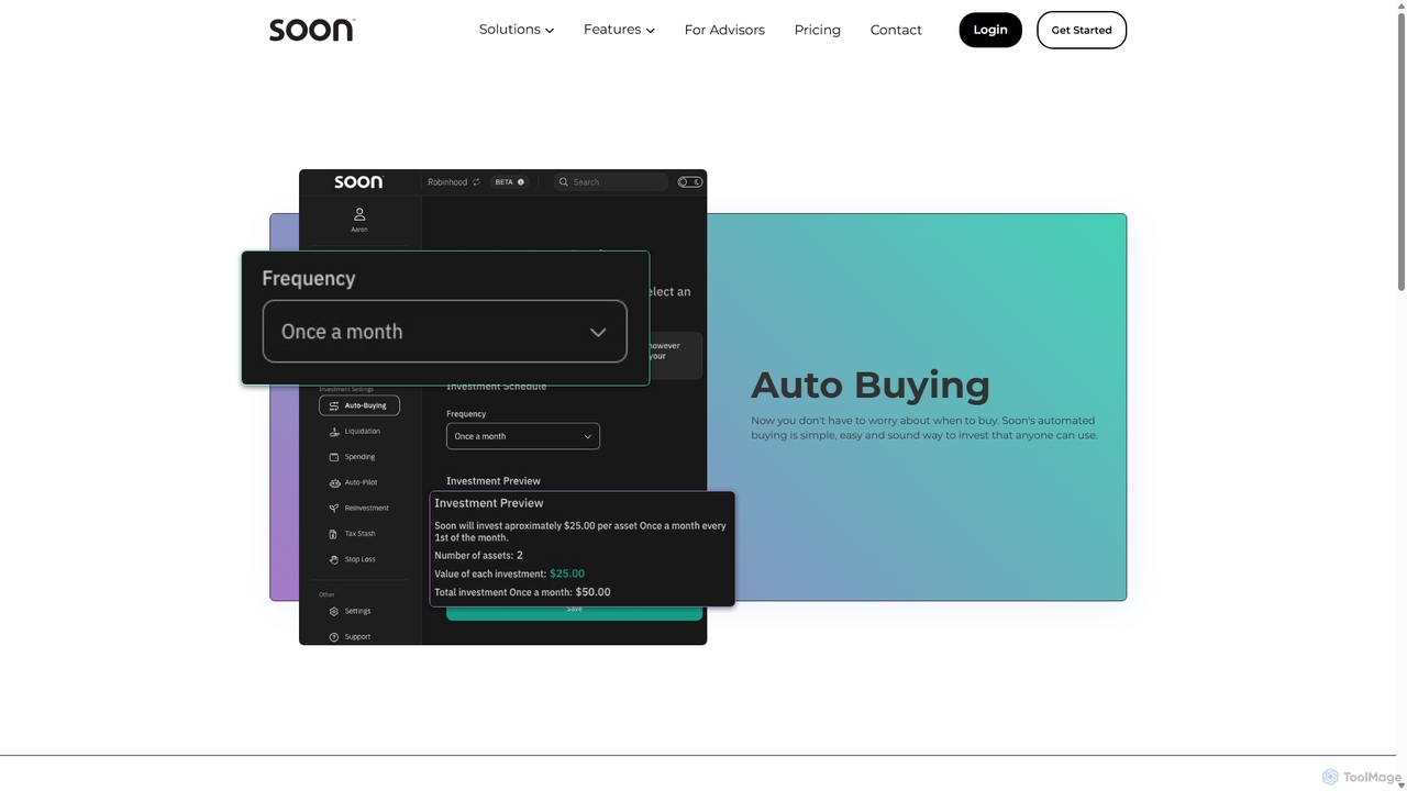 Auto Buying for Soon
