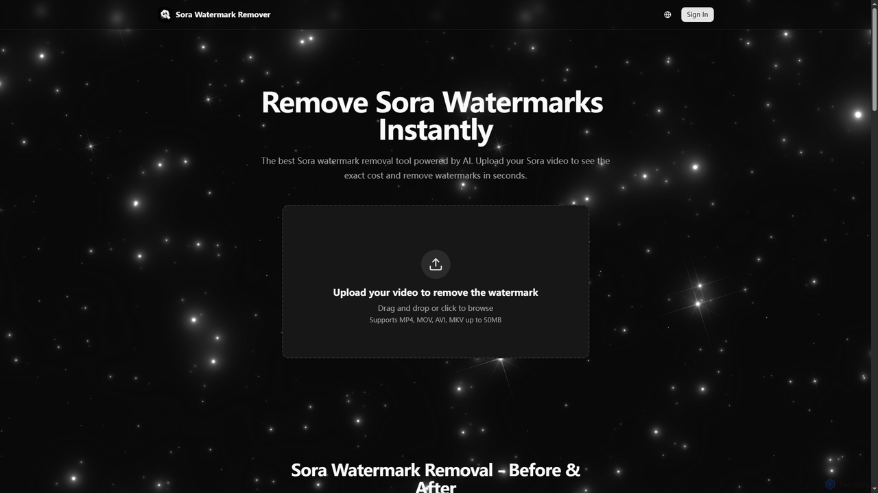 Sora Watermark Remover