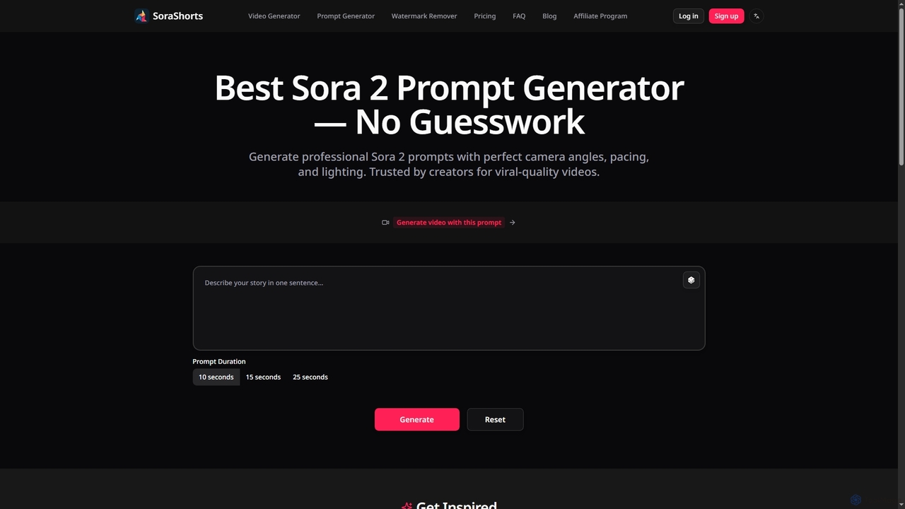 Best Sora 2 Prompt Generator — No Guesswork - SoraShorts for SoraShorts