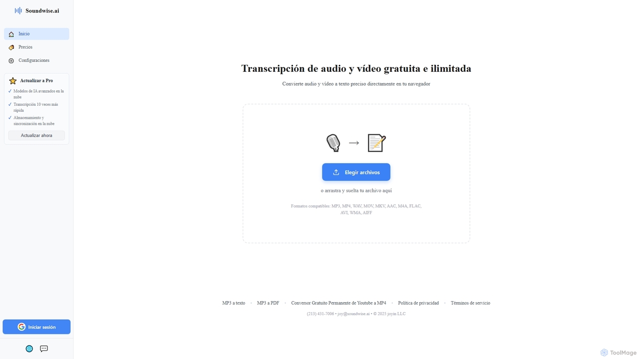 Soundwise.ai - Transcripción ilimitada de audio y vídeo for Soundwise