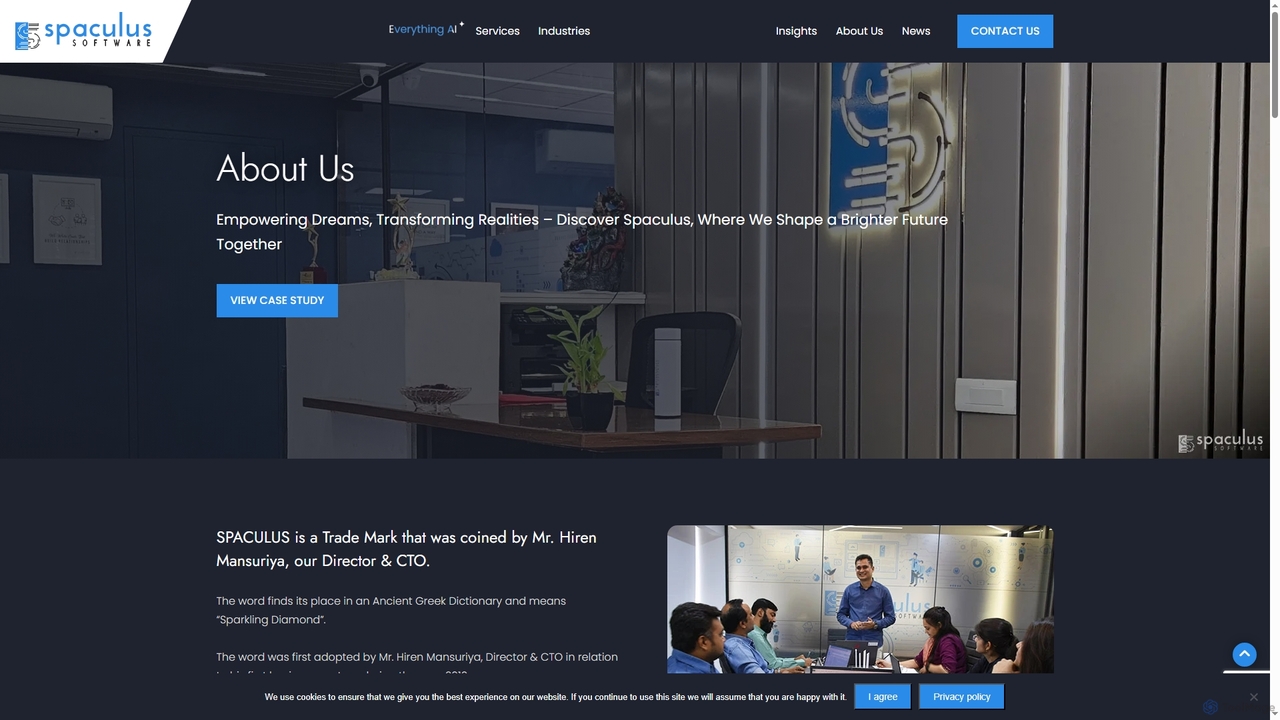 About Us - Spaculus Software for Spaculus