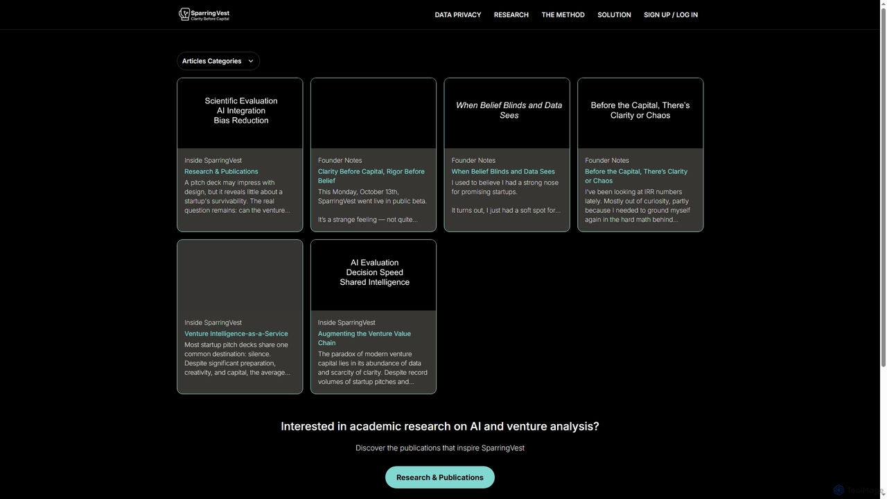 blog for SparringVest
