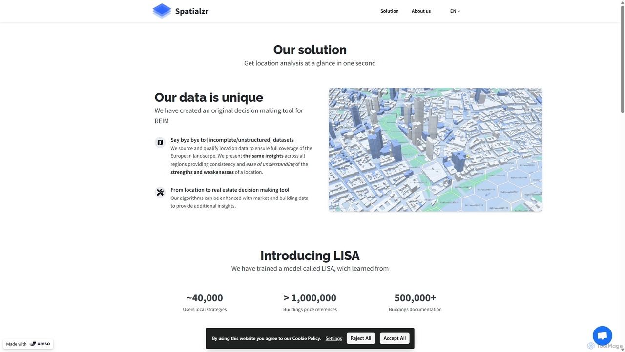 Our solution for Spatialzr