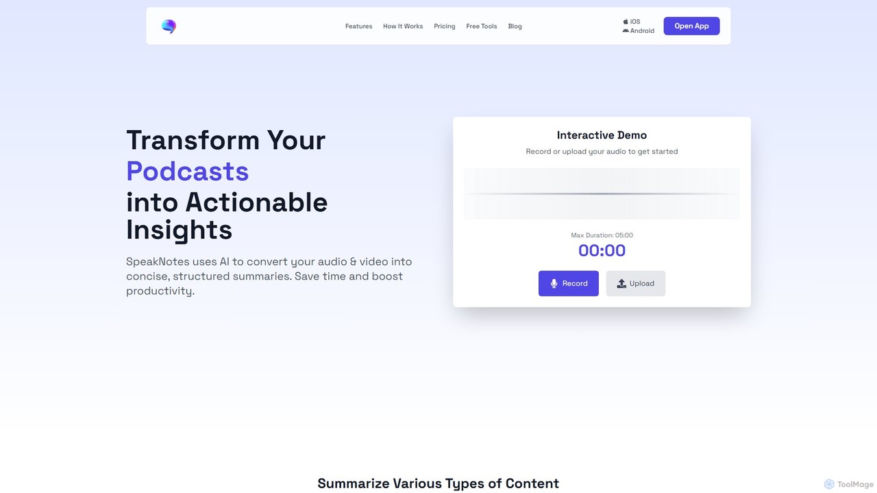 SpeakNotes